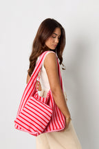 Shopper Bags Stripe Simple Polyester Daily Accessories