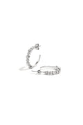 Earrings with alternating stones