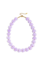 Necklace with heart-shaped beads