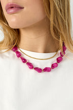 Acrylic Beaded Necklaces Beads Casual Daily Simple Series Women's jewelry