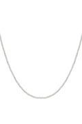 Solid bead necklace-4mm