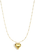 Stainless Steel Long Necklaces Heart Casual Daily Simple Series Women's jewelry