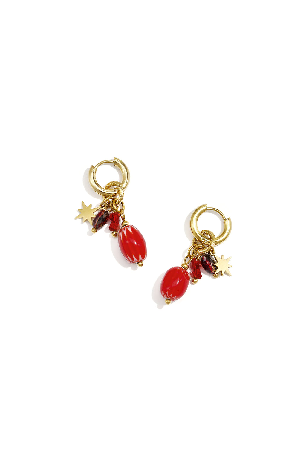 Stainless Steel Beads Earrings Beads Cute Daily Simple Series Women's jewelry