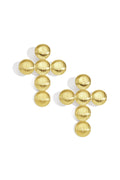 Stainless Steel Stud Earrings Cross Casual Daily Simple Series Women's jewelry