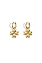 Earrings with clover charm