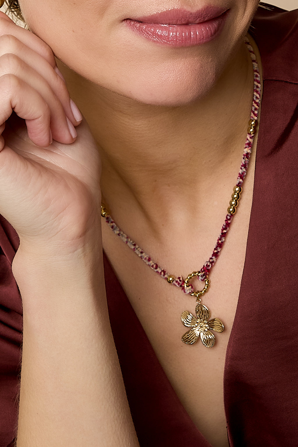 Pendant necklaces Flower Casual Daily Simple Series Women's jewelry