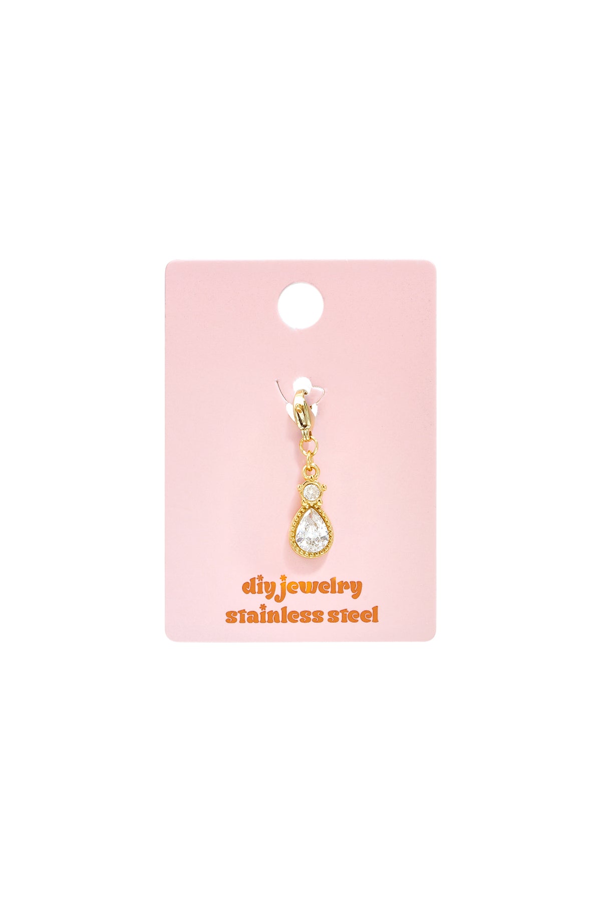 Stainless Steel Jewelry Findings Droplet Simple Daily Simple Series Women's jewelry