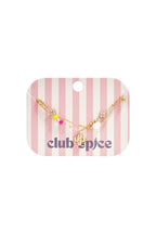 Bracelet with hanging clover, pearl and beads