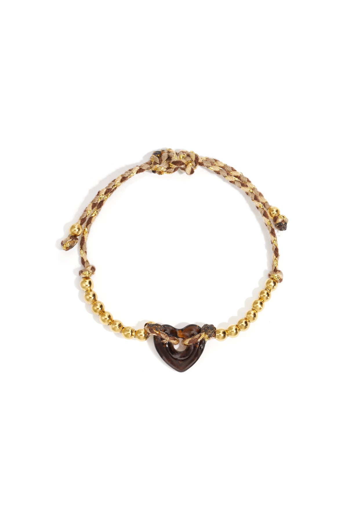 Polyester Beaded Bracelets Heart Casual Daily Simple Series Women's jewelry