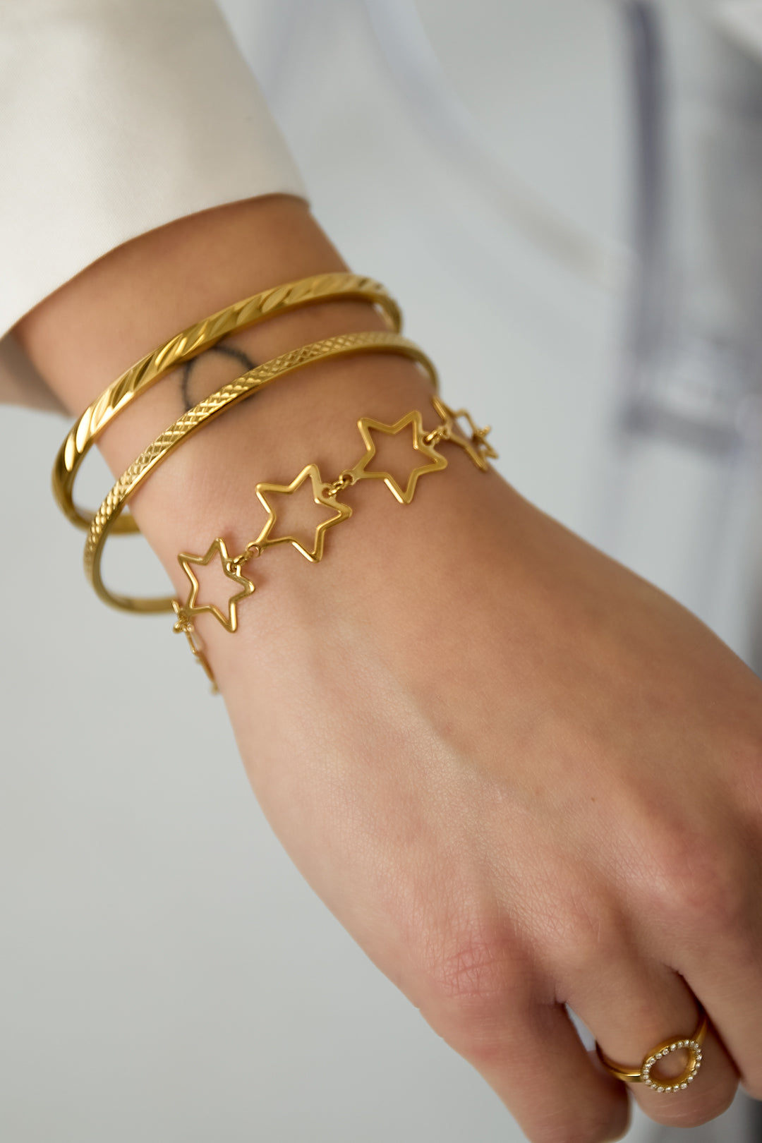 Stainless Steel Chain Bracelets Star Casual Daily Simple Series Women's jewelry