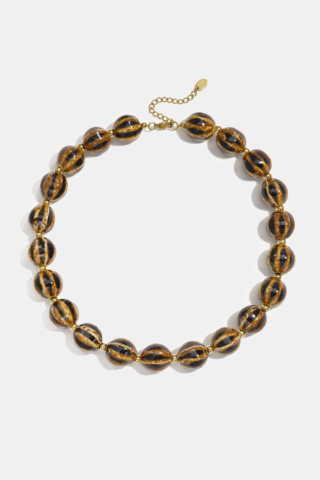 Ceramics Beaded Necklaces Stripe Casual Daily Simple Series Women's jewelry