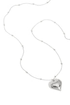 Stainless Steel Long Necklaces Heart Casual Daily Simple Series Women's jewelry