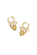 Stainless Steel Beads Earrings Heart Casual Daily Romantic Series Women's jewelry