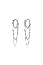 Stainless Steel Dangle Earrings Chain Simple Daily Simple Series Women's jewelry